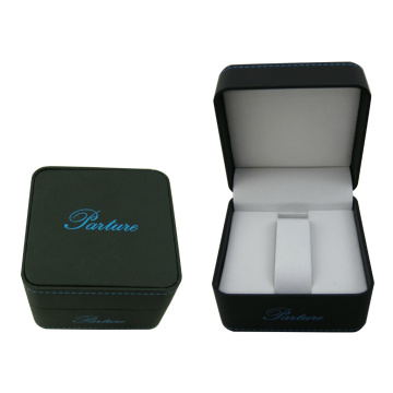 Soft Touch Paper Single Watch Display Package Box with Black Velvet Coated